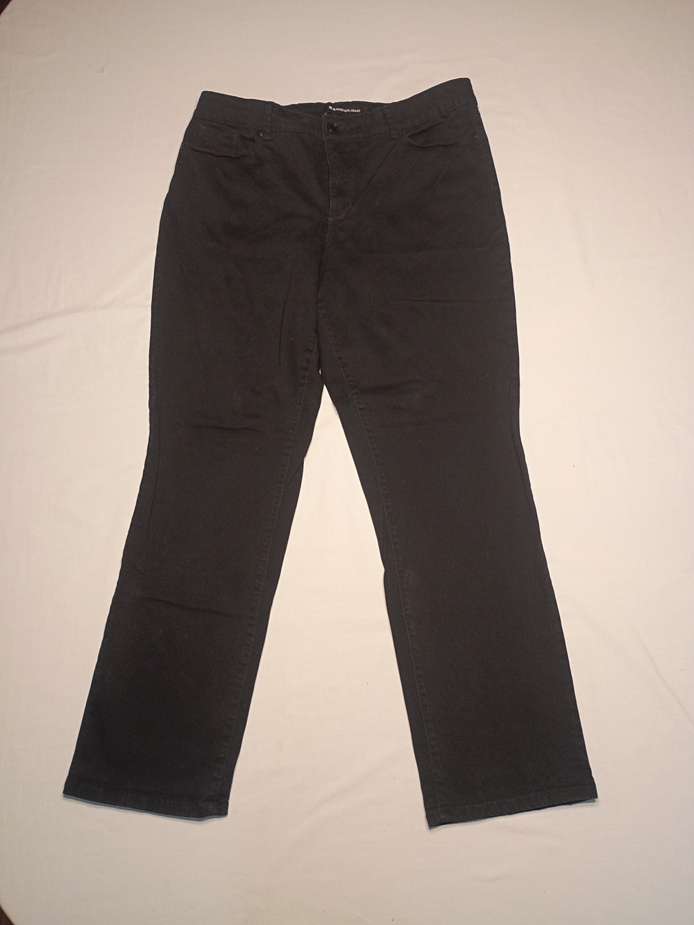 #1321 Bandolino Women's Black Boot Cut Jeans
